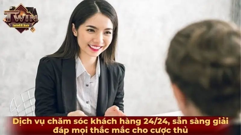 Chăm sóc khách hàng 2 Dịch vụ chăm sóc khách hàng 24/24, sẵn sàng giải đáp mọi thắc mắc cho cược thủ
