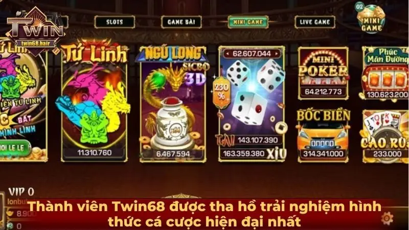Chăm sóc khách hàng 3 Thành viên Twin68 được tha hồ trải nghiệm hình thức cá cược hiện đại nhất